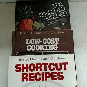 Three cookbooks